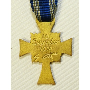 De la madre miniatura Cruz-Ehrenkreuz der Deutschen Mutter, grado de oro. Espenlaub militaria