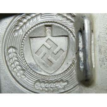 RAD boucle de ceinture, aluminium, début 1936 exemple marqué par Berg & Nolte. Espenlaub militaria