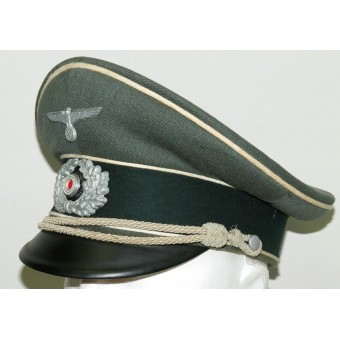 Les officiers dinfanterie Wehrmacht Heer pare-soleil chapeau. Espenlaub militaria