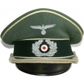 Wehrmacht Heer jalkaväen upseerien visiiri hattu