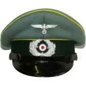 Cappello con visiera da sottufficiale della Wehrmacht Heer signals