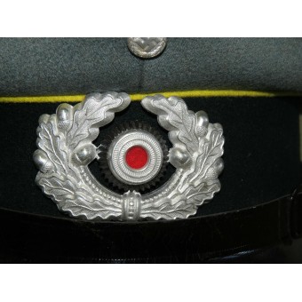 Wehrmacht Heer signals NCO’s visor hat. Espenlaub militaria