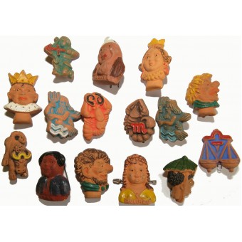 15 глиняных фигурок-значков из серии WHW. 3-й Рейх. Espenlaub militaria