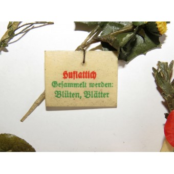 Terzo Reich 10 distintivi della serie piante WHW. Espenlaub militaria
