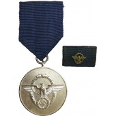 Medaille für 8 Jahre treuen Dienst in der Polizei des 3. Reiches