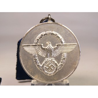 Medaille voor 8 jaar trouwe dienst in de derde Rijk politie. Espenlaub militaria