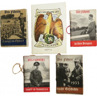 Set van 5 kleine WHW Propaganda-boeken. Espenlaub militaria