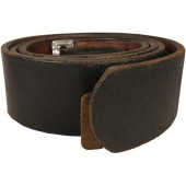 German leather belt for combat equipment