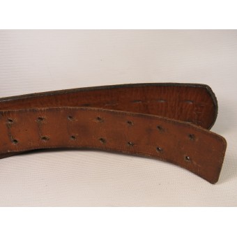 German leather belt for combat equipment. Espenlaub militaria