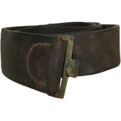 German leather belt for field equipment from the First World War