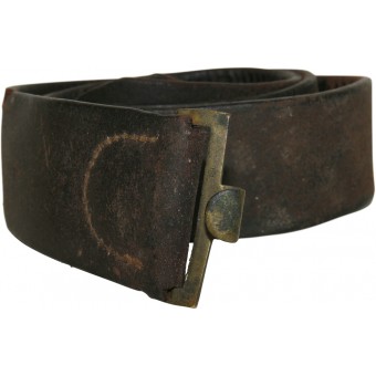 German leather belt for field equipment from the First World War. Espenlaub militaria