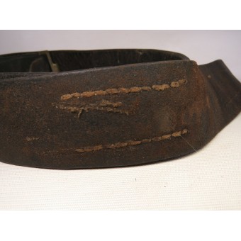 Cinturón de cuero alemana para el equipo de campo de la Primera Guerra Mundial. Espenlaub militaria