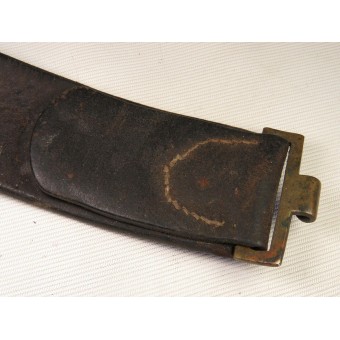 German leather belt for field equipment from the First World War. Espenlaub militaria
