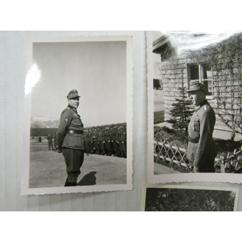 250 fotos van het archief van de Battalion-commandant van het 98e GJ-regiment van de Wehrmacht - Major Alfons Schmid. Espenlaub militaria