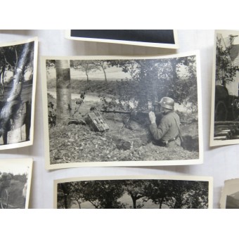 250 foto di archivio del comandante di battaglione del 98 ° reggimento GJ della Wehrmacht - Maggiore Alfons Schmid. Espenlaub militaria