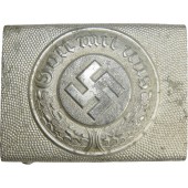 Gott mit uns, German 3rd Reich Police aluminum buckle JFS - Josef Feix und Sohne