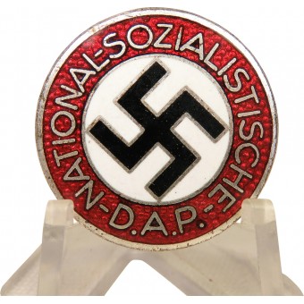 NSDAP - badge de membre. M1 / 101 RZM-Gustav Brehmer Markneukirchen. Presque neuf,. Espenlaub militaria