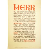 Affiche des citations hebdomadaires du NSDAP. 