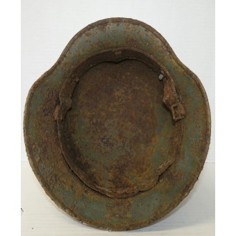 SS Double Decal steel helmet m35, Q66, battlefield found in Kurland. Espenlaub militaria