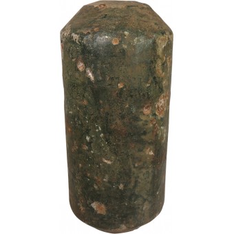 Stockmine 43/St.Mi. 43.eller Betonmine 43. Tidig grönmålad tysk antipersonella deco-mina.. Espenlaub militaria