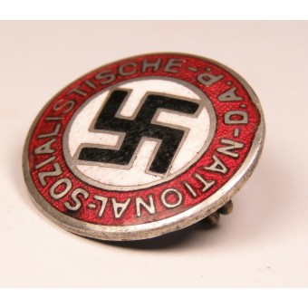 18 mm NSDAP:n jäsenmerkki RZM22-Johann Dittrich. Espenlaub militaria