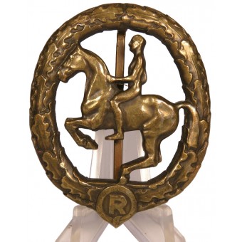 Deutsches Reiterabzeichen 3. Klasse, classe di bronzo. Espenlaub militaria