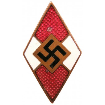 Hitlerjugendin jäsenen RZM75-Otto Schicklen varhainen merkki.. Espenlaub militaria