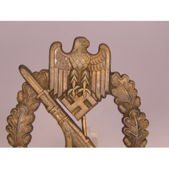 Infanteriesturmabzeichen i brons. Funcke & Bruninghaus. Espenlaub militaria