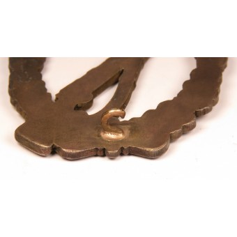 Infantry Assault Badge in Bronze W. Deumer. Espenlaub militaria