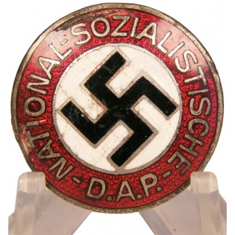 Harvinainen varhainen NSDAP:n jäsenmerkki 8-Ferdinand Wagner. Espenlaub militaria