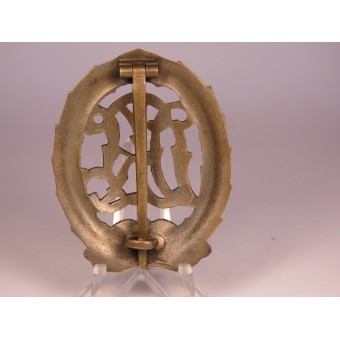 Distintivo sportivo DRL in bronzo. Edizione tardiva in zinco. Espenlaub militaria