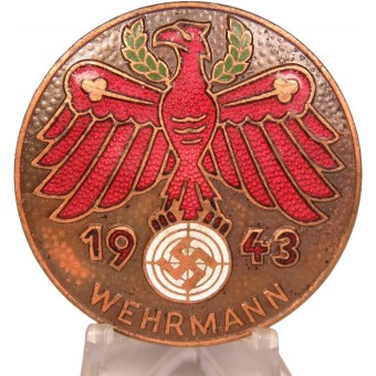 Tirol Landesschützen Wehrmann 1943 Abzeichen in Bronze. Espenlaub militaria