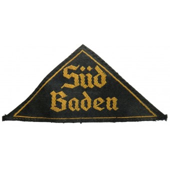 Süd Baden Нарукавный знак гитлерюгенд RZM A4/76. Espenlaub militaria