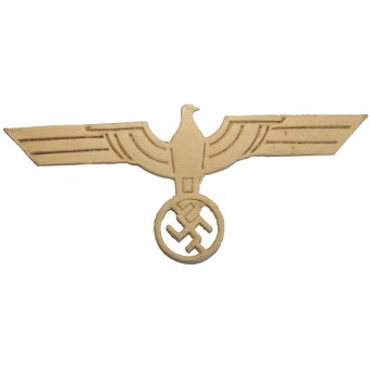 Wehrmacht/ Kriegsarine Unterlage pour la broderie des aigles de poitrine des généraux et des officiers. Espenlaub militaria