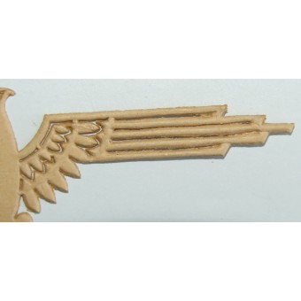 Plantilla de cartón para bordar el águila de la manga SS. Espenlaub militaria