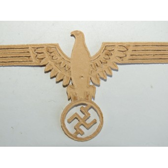 Kartonnen sjabloon voor het borduren van de SS-mouwadelaar. Espenlaub militaria