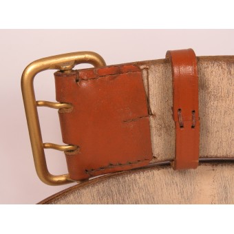 NSDAP leaders belt. Leather wide belt, width 6 cm. Espenlaub militaria