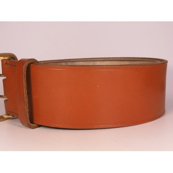 NSDAP leaders belt. Leather wide belt, width 6 cm. Espenlaub militaria