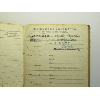 Soldbuch, Wehrpass, dogtag, fotoalbum, pansarsoldat Robert Garner. Espenlaub militaria