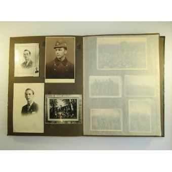 Soldbuch, Wehrpass, dogtag, Photoalbum, Panzer Soldat Robert Garner. Espenlaub militaria