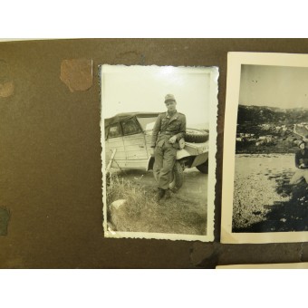 Soldbuch, Wehrpass, dogtag, fotoalbum, pansarsoldat Robert Garner. Espenlaub militaria