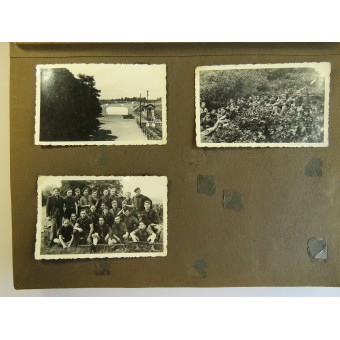 Soldbuch, Wehrpass, dogtag, fotoalbum, pansarsoldat Robert Garner. Espenlaub militaria