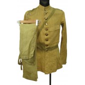 Casacca e pantaloni del corpo tedesco in Indocina, modello 1900