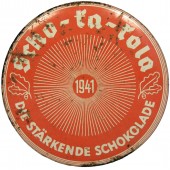 Жестяная укупорка для укрепляющего шоколада Вермахта 1941 года- die stärkende Schokolade