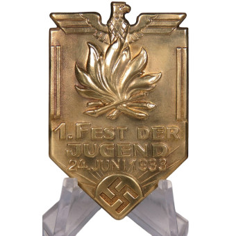 1st Fest der Jugend Badge, June 24, 1933. Espenlaub militaria