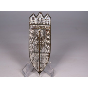 Нагрудный знак Aufmarsch Hitlerjugend Gebiet 13, 1–2 сентября 1934. Espenlaub militaria