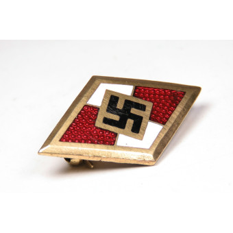 Gold Hitler Youth badge, M1/120, duplicate B. Espenlaub militaria