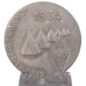 Hitler Youth Camp Badge Frank 1936
