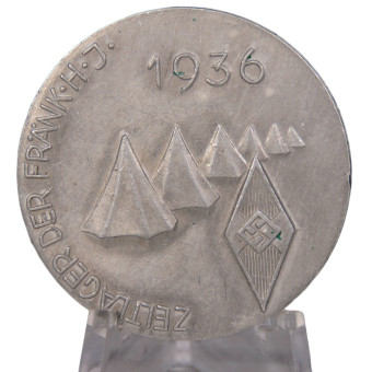 Нагрудный знак лагеря Гитлерюгед -Франк 1936. Espenlaub militaria