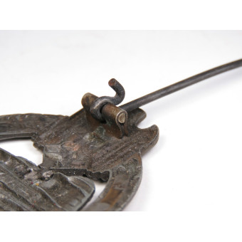 Нагрудный знак за танковую атаку в бронзе, Junker, цинк, ремонт. Espenlaub militaria